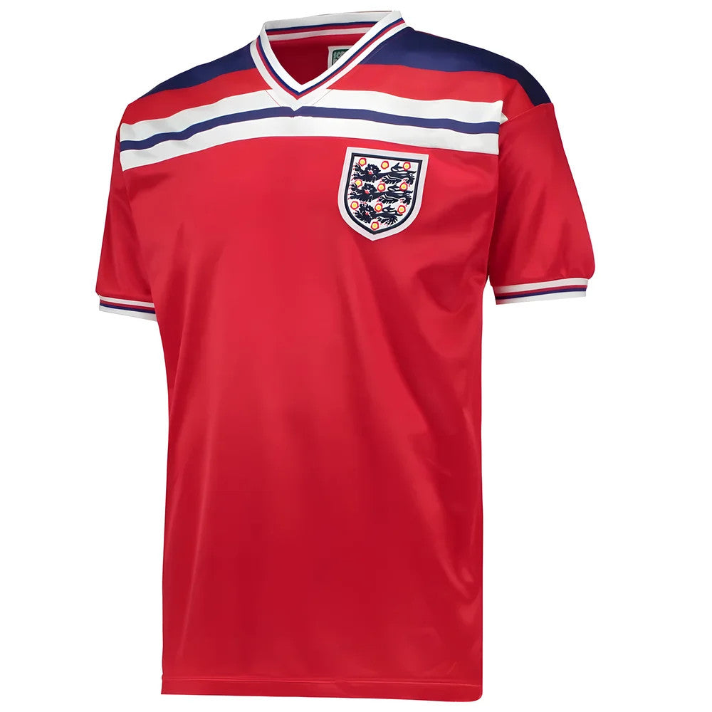 Score Draw England World Cup 1982 Away Shirt (Robson 16)_2