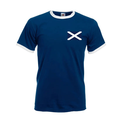 Kenny Dalglish Scotland Ringer Tee (navy)_1