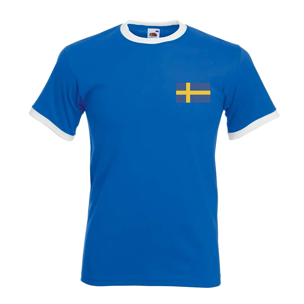 Zlatan Ibrahimovic Sweden Ringer Tee (blue)_1