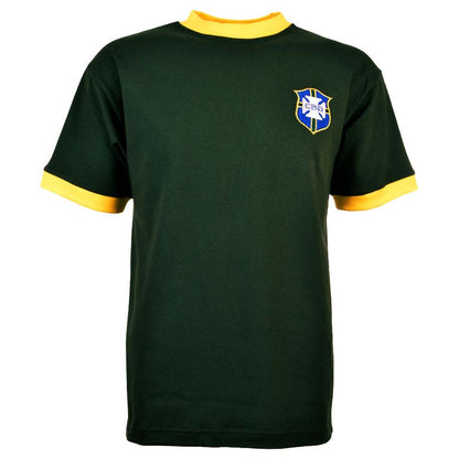 Brazil 1960s Away Retro Football Shirt_0