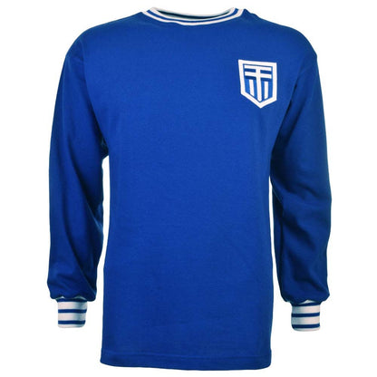 Greece 1960s Retro Football Shirt_0