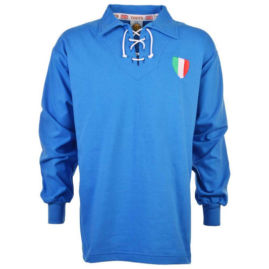 Italy 1940-1950s Retro Football Shirt_0