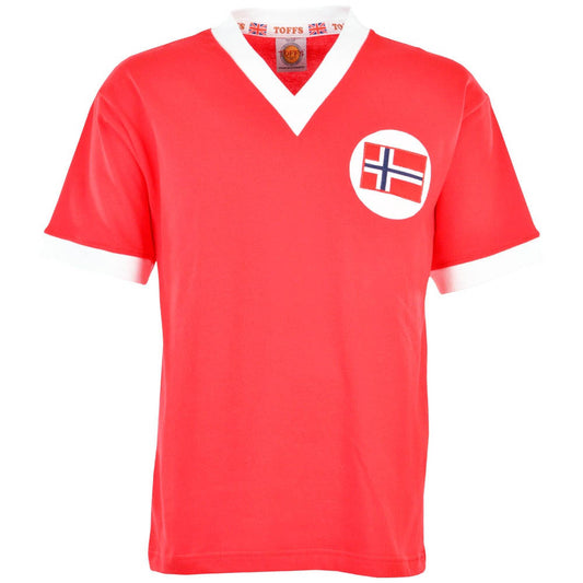 Norway 1960s Retro Football Shirt_0