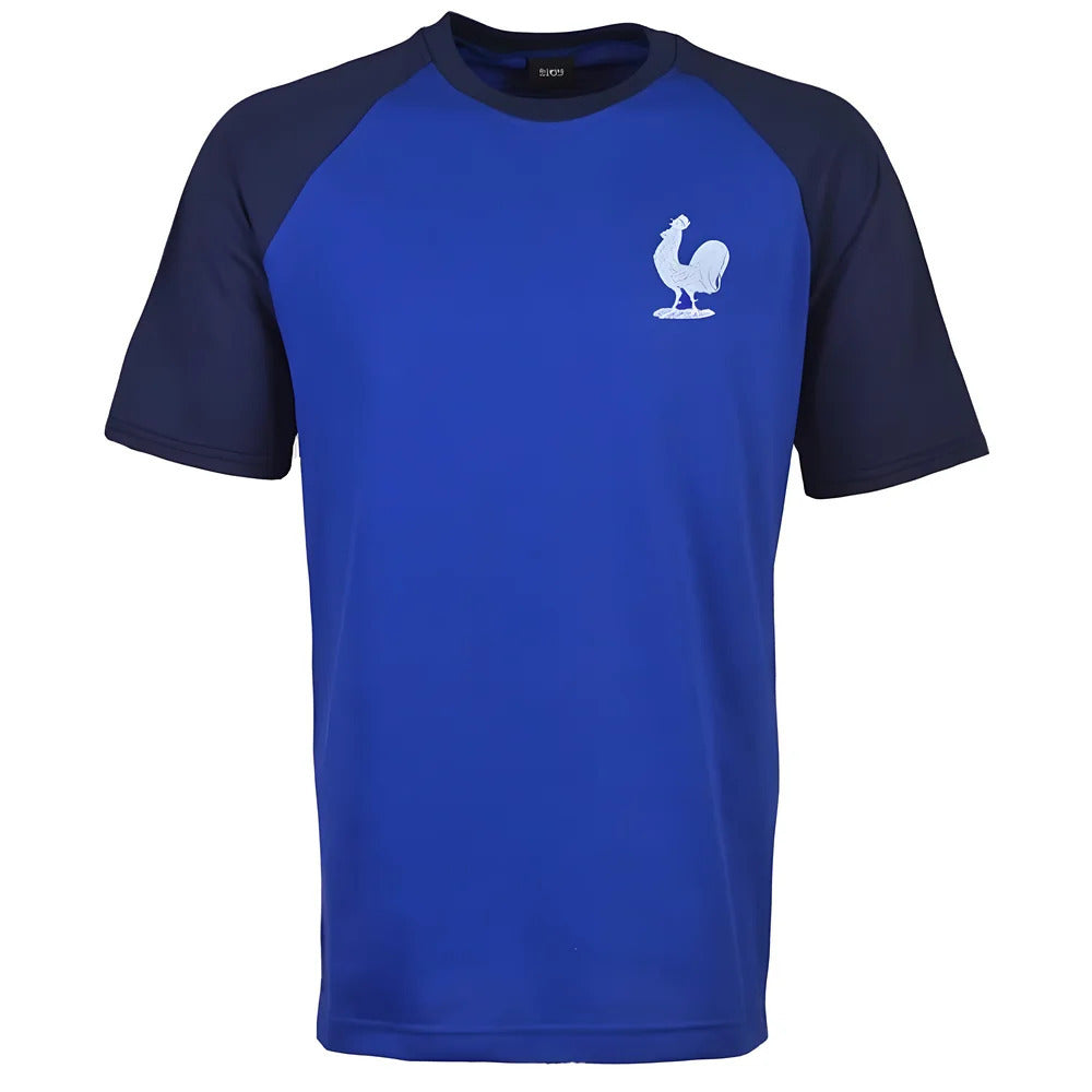 France Raglan Sleeve Royal/Navy Retro T-Shirt_0