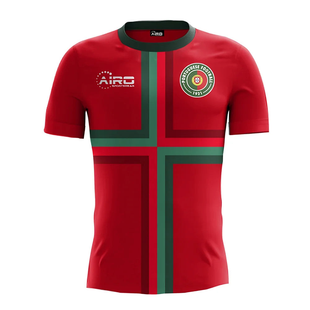 2025-2026 Portugal Airo Concept Home Shirt (Figo 7)_4