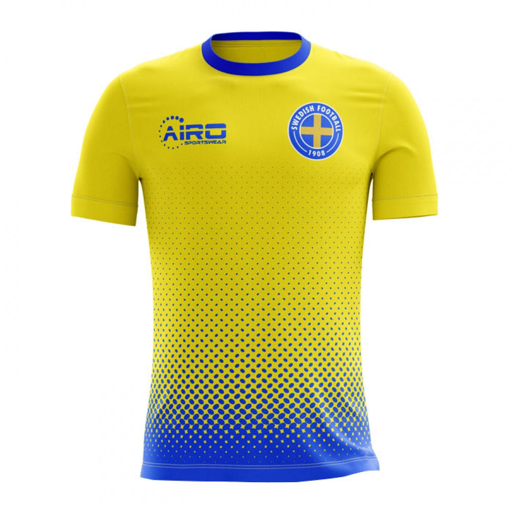 2025-2026 Sweden Home Concept Football Shirt (Kids)_1