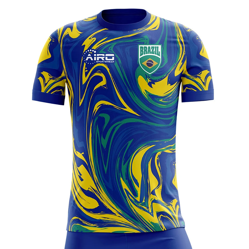 2025-2026 Brazil Away Concept Shirt (R Carlos 6) - Kids_4
