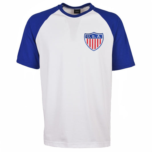 USA 2018 Raglan Retro Football Shirt_0
