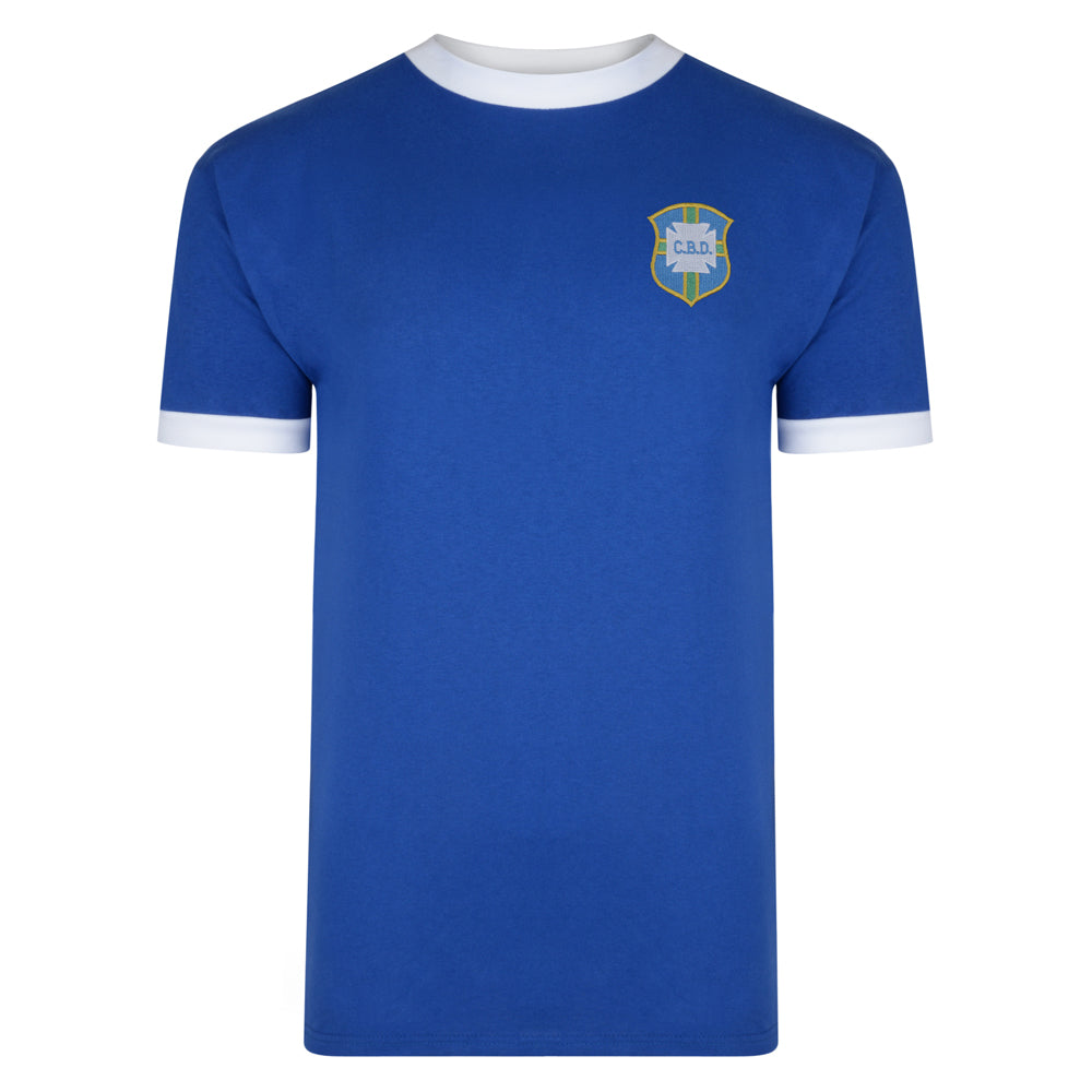 Score Draw Brazil 1970 World Cup Away Final No10 Shirt_0
