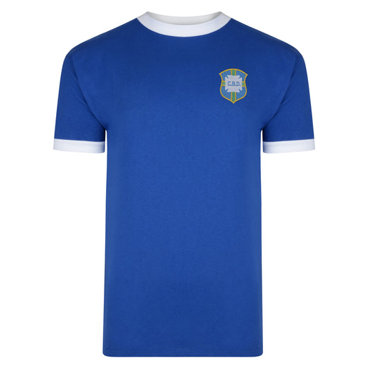 Score Draw Brazil 1970 World Cup Away Final No10 Shirt_0