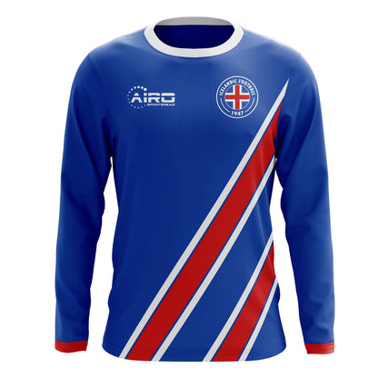 2025-2026 Iceland Long Sleeve Home Concept Football Shirt (Kids)_1