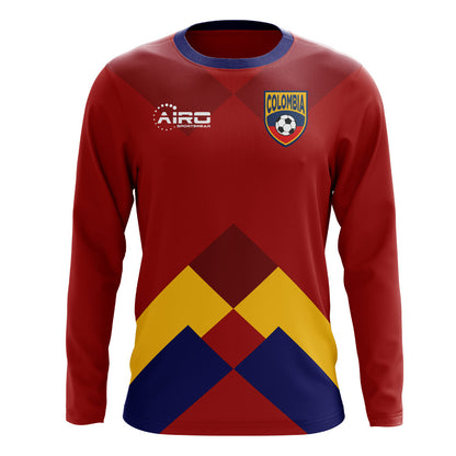2025-2026 Colombia Long Sleeve Away Concept Football Shirt_1