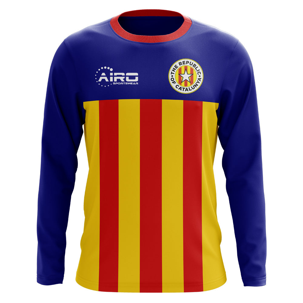 2025-2026 Catalunya Long Sleeve Home Concept Football Shirt (Kids)_1