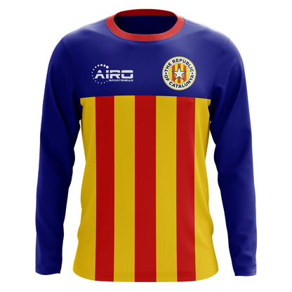 2025-2026 Catalunya Long Sleeve Home Concept Football Shirt (Kids)_1
