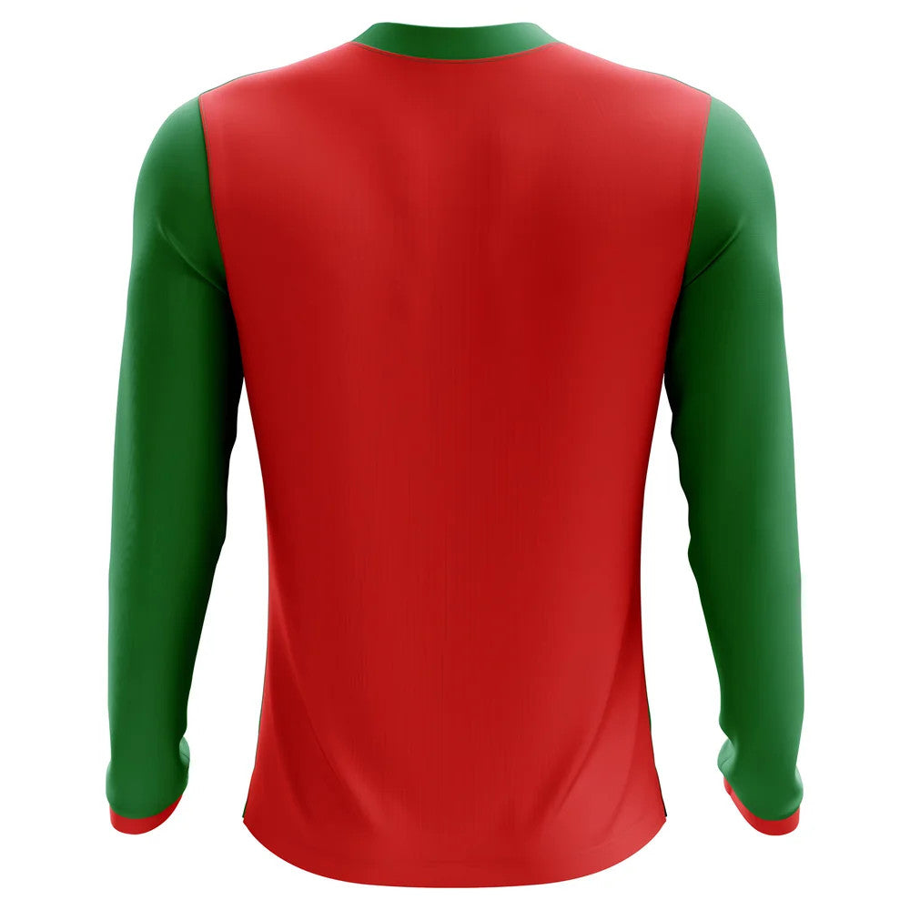 2025-2026 Morocco Long Sleeve Home Concept Football Shirt (Kids)_1