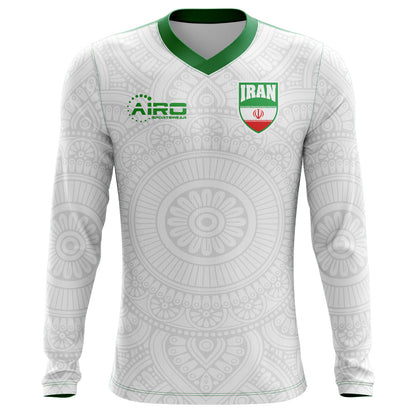 2025-2026 Iran Long Sleeve Home Concept Football Shirt (Kids)_1