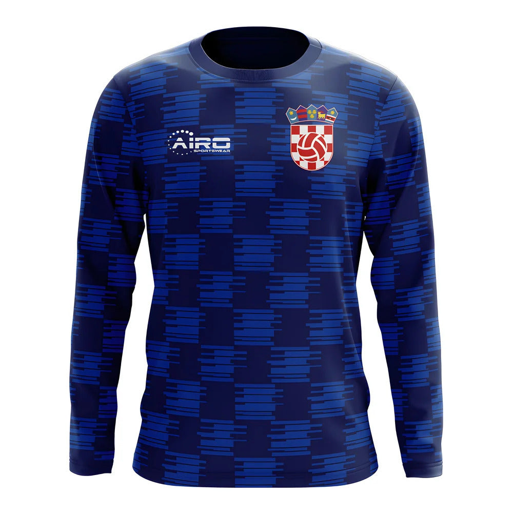 2025-2026 Croatia Long Sleeve Away Concept Football Shirt_1