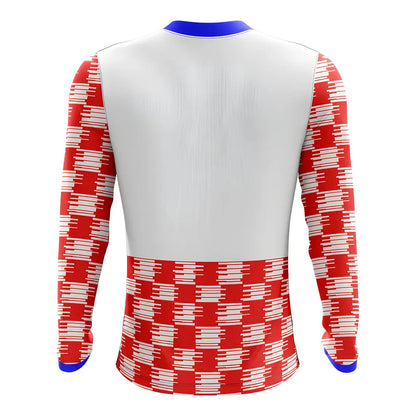 2025-2026 Croatia Long Sleeve Home Concept Football Shirt_1