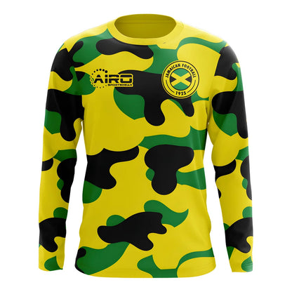 2025-2026 Jamaica Long Sleeve Home Concept Football Shirt (Kids)_1