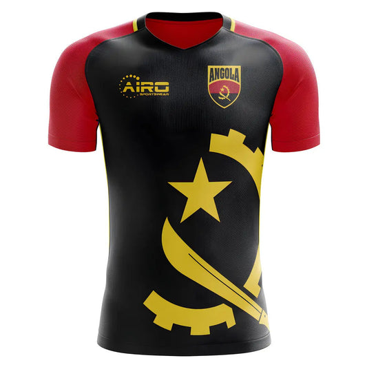 2025-2026 Angola Home Concept Football Shirt - Adult Long Sleeve_1