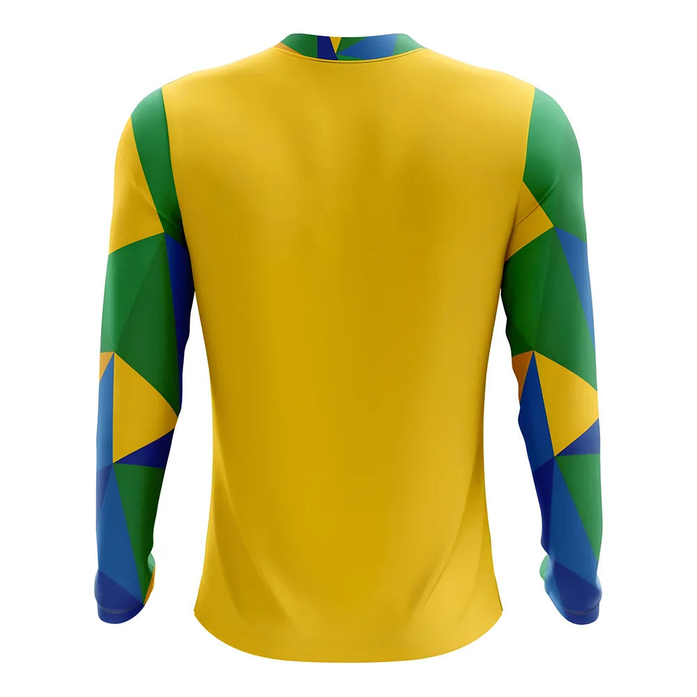 2025-2026 Brazil Long Sleeve Home Concept Football Shirt_1
