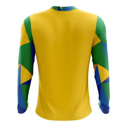 2025-2026 Brazil Long Sleeve Home Concept Football Shirt_1