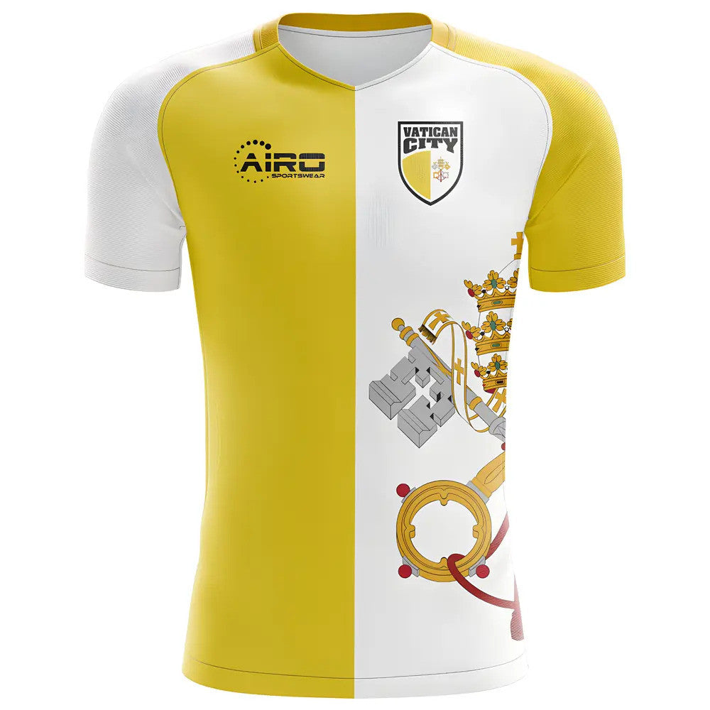 2025-2026 Vatican City Home Concept Football Shirt - Adult Long Sleeve_1