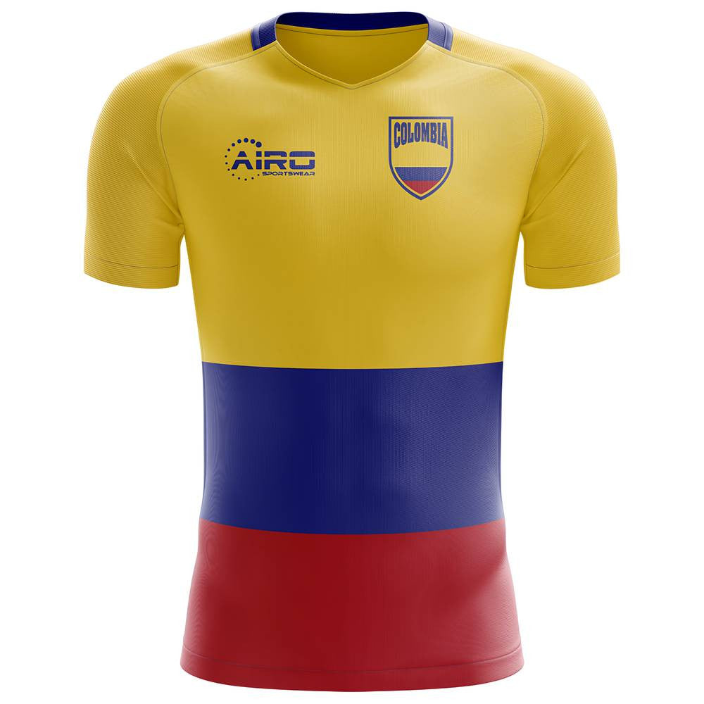 2025-2026 Colombia Flag Concept Football Shirt (James 10)_3