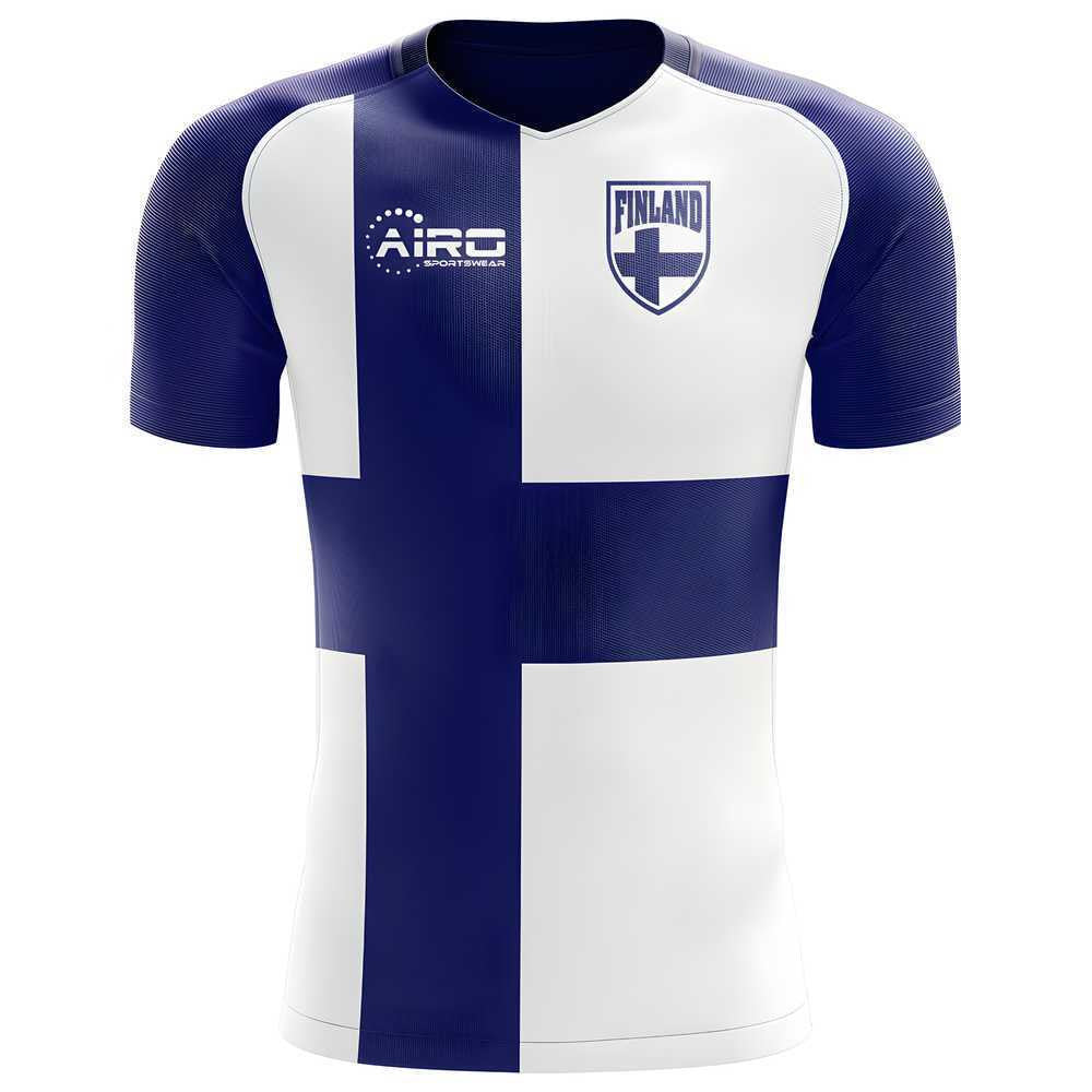 2025-2026 Finland Flag Concept Football Shirt - Adult Long Sleeve_1