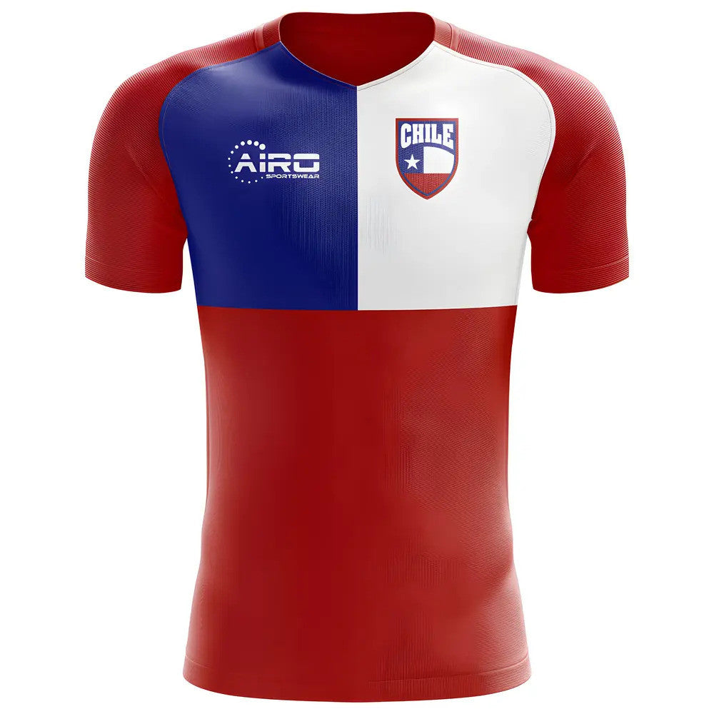2025-2026 Chile Flag Concept Football Shirt - Little Boys_1