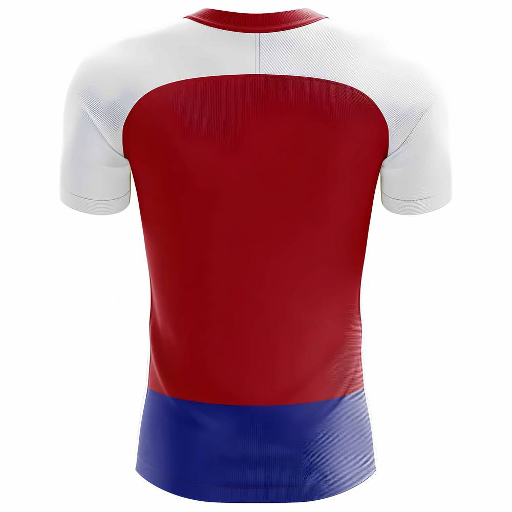 2025-2026 Slovakia Home Concept Football Shirt - Adult Long Sleeve_1