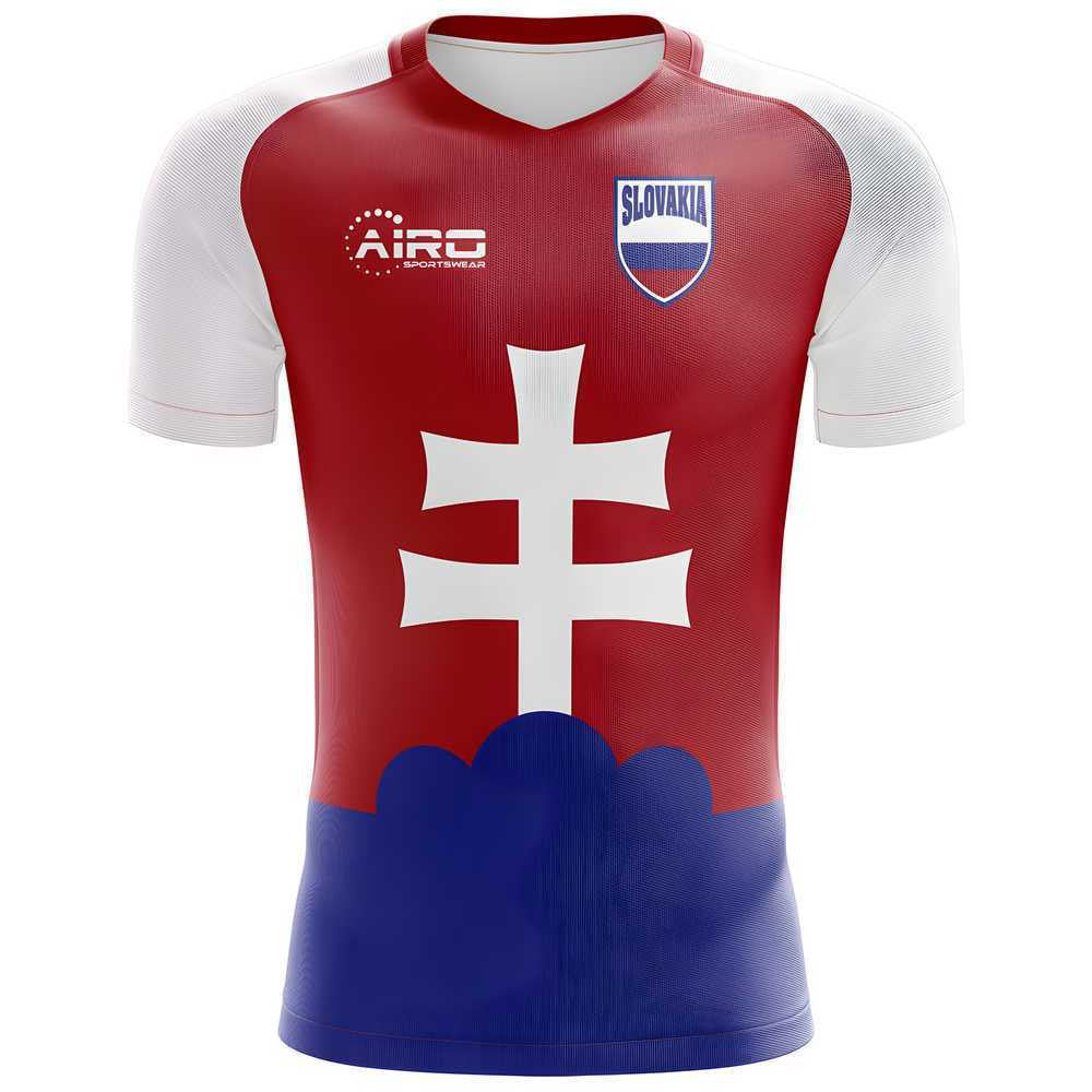 2025-2026 Slovakia Home Concept Football Shirt - Adult Long Sleeve_1
