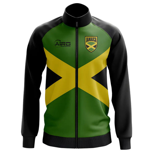 Jamaica Concept Football Track Jacket (Green)_0