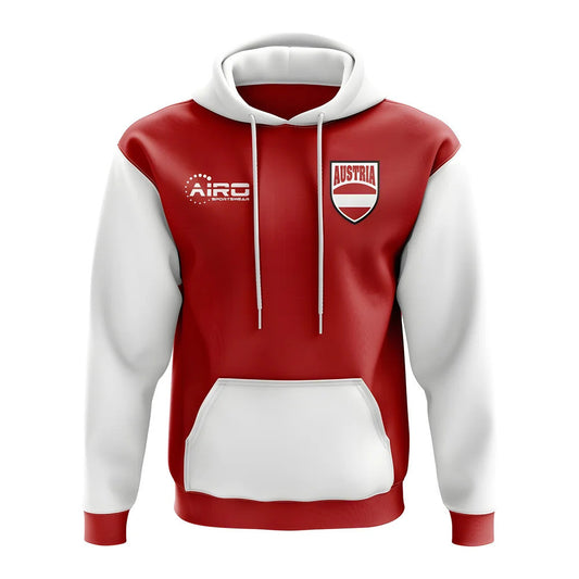 Austria Concept Country Football Hoody (Red)_0