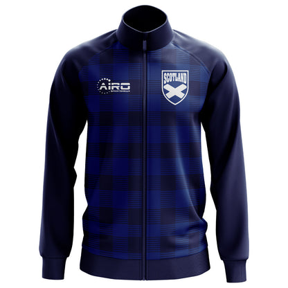 Scotland Tartan Concept Football Track Jacket (Navy)_0