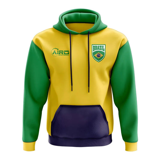 Brazil Concept Country Football Hoody (Yellow)_0