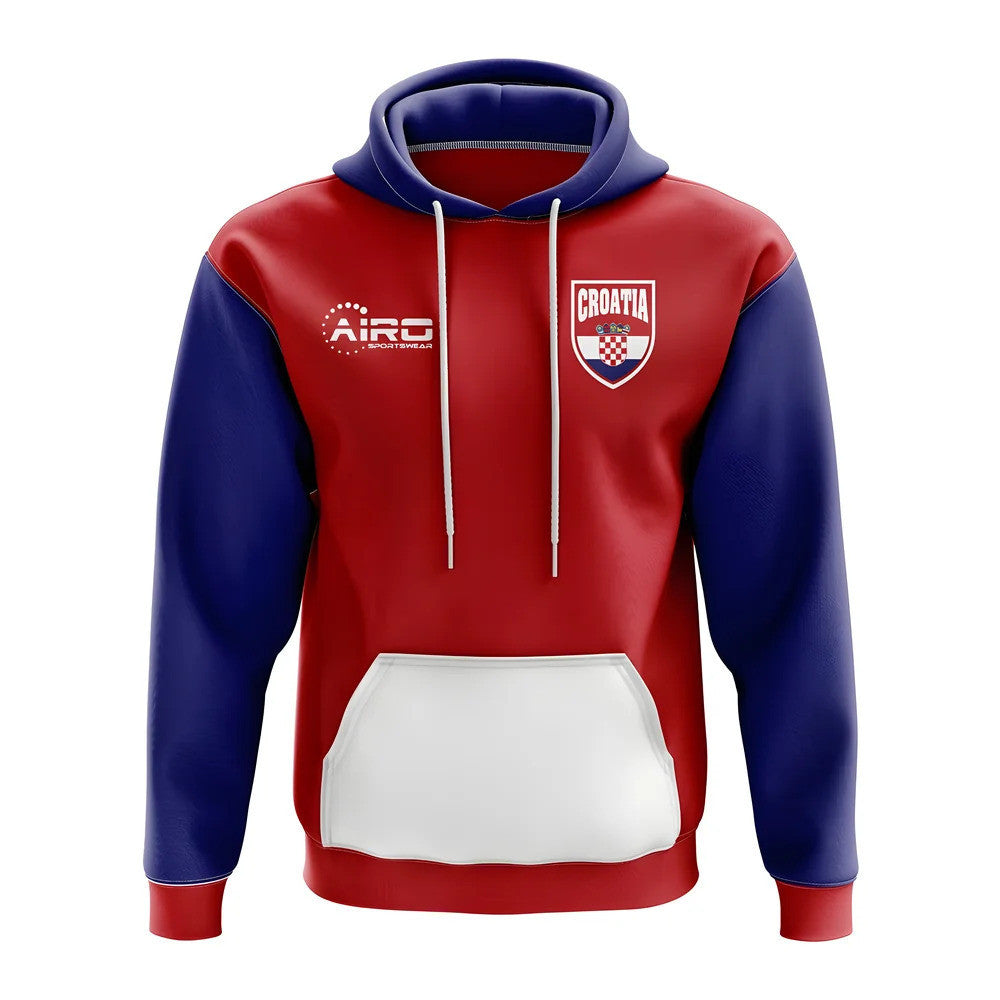 Croatia Concept Country Football Hoody (Red)_0