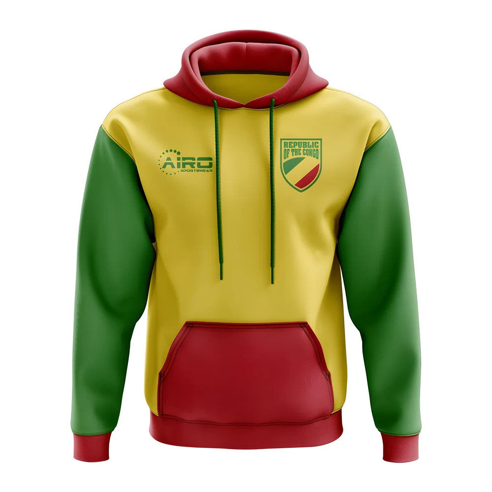 Republic Of Congo Concept Country Football Hoody (Yellow)_0