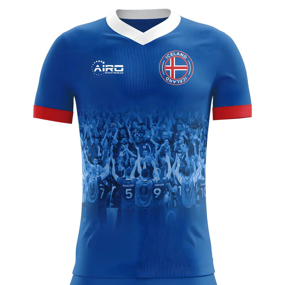 2025-2026 Iceland Supporters Home Concept Football Shirt_1