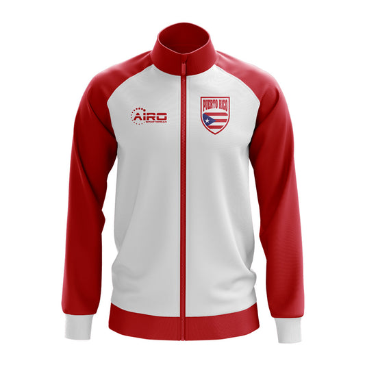 Puerto Rico Concept Football Track Jacket (White) - Kids_0