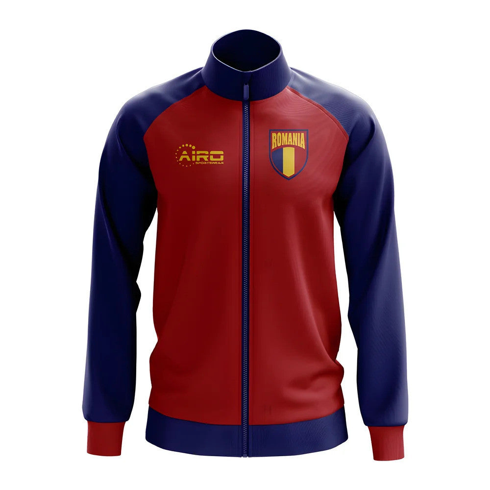 Romania Concept Football Track Jacket (Red) - Kids_0