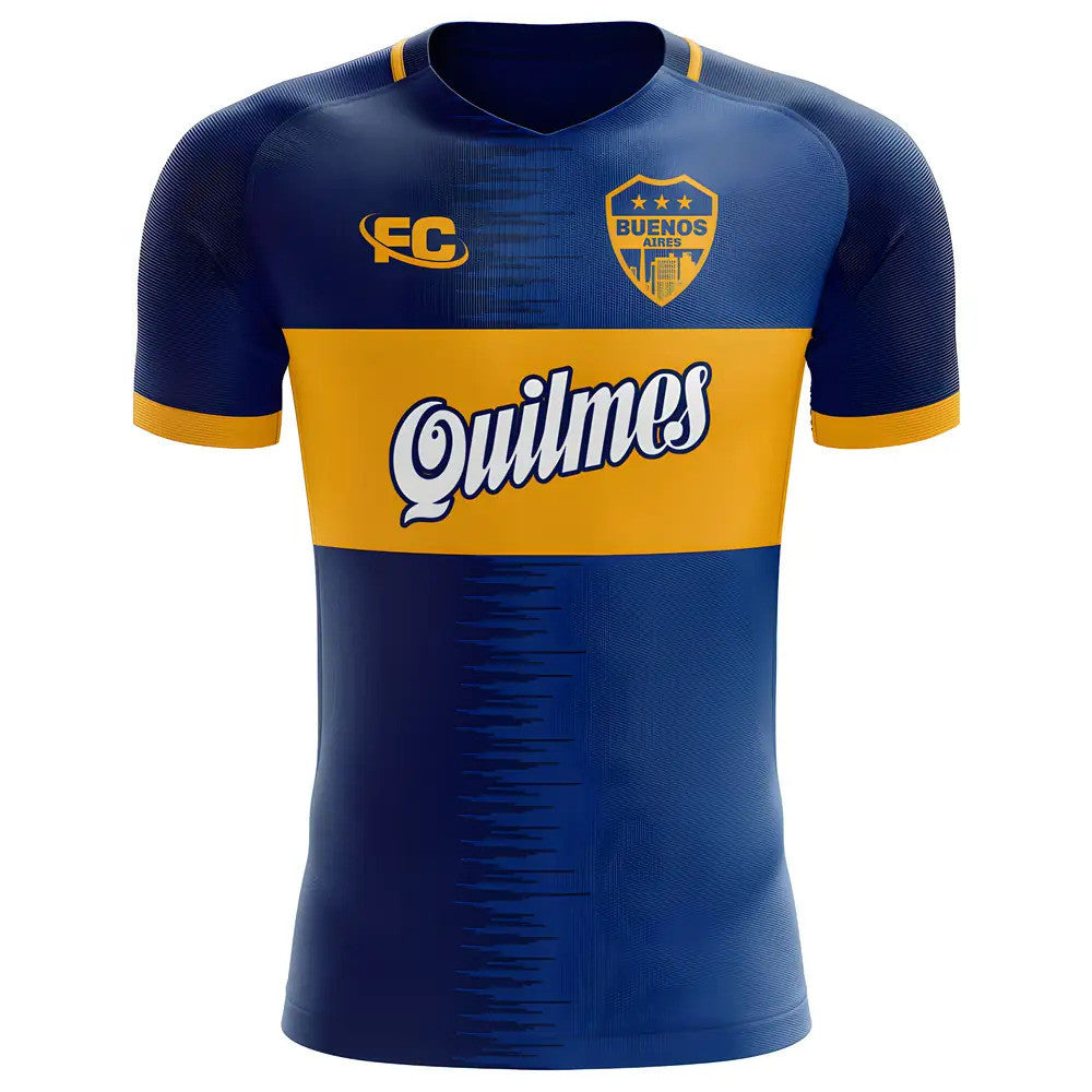 2018-2019 Boca Juniors Fans Culture Home Concept Shirt_1