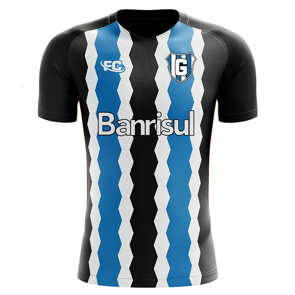 2018-2019 Gremio Fans Culture Home Concept Shirt (Ronaldinho 10)_3