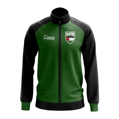 Palestine Concept Football Track Jacket (Green)_0