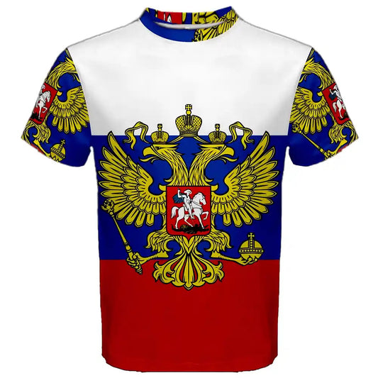 Russian Federation Coat of Arms Sublimated Sports Jersey_0