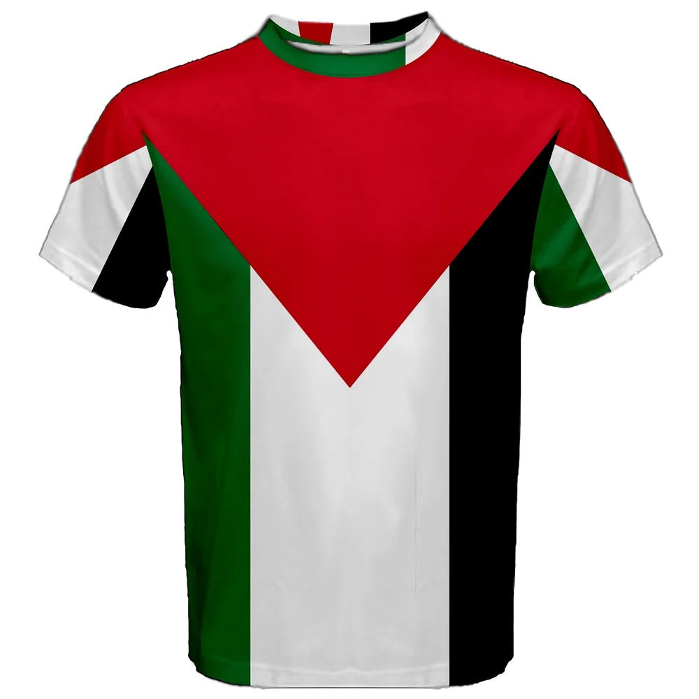 Palestine Flag Sublimated Sports Jersey_0