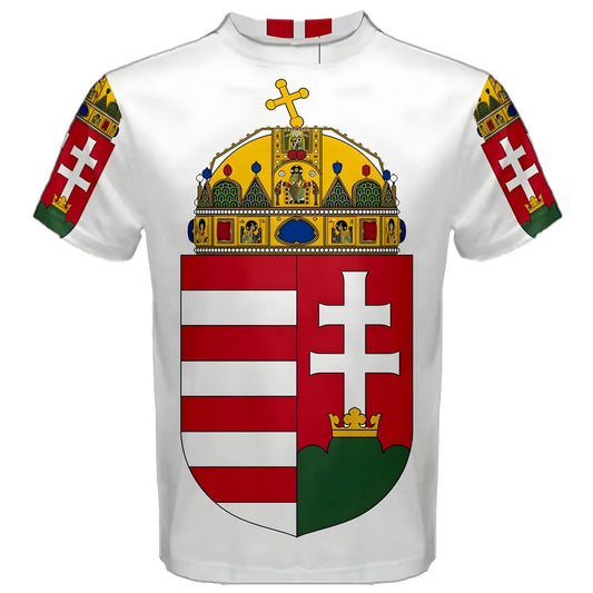 Hungary Coat of Arms Sublimated Sports Jersey_0