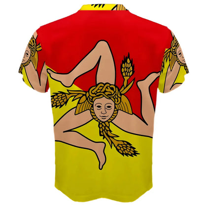 Sicily Coat of Arms Sublimated Sports Jersey_1