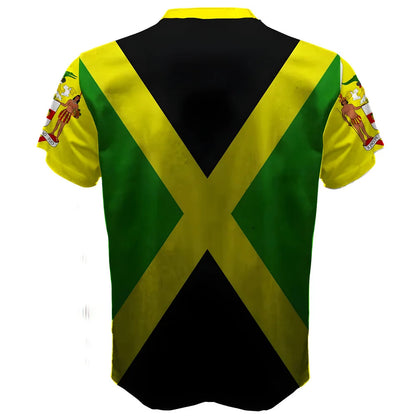 Jamaica Coat of Arms Sublimated Sports Jersey_1