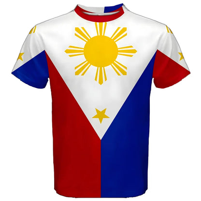 Philippines Flag Sublimated Sports Jersey - Kids_0